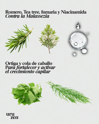 Tónico capilar contra la caspa y dermatitis seborreica